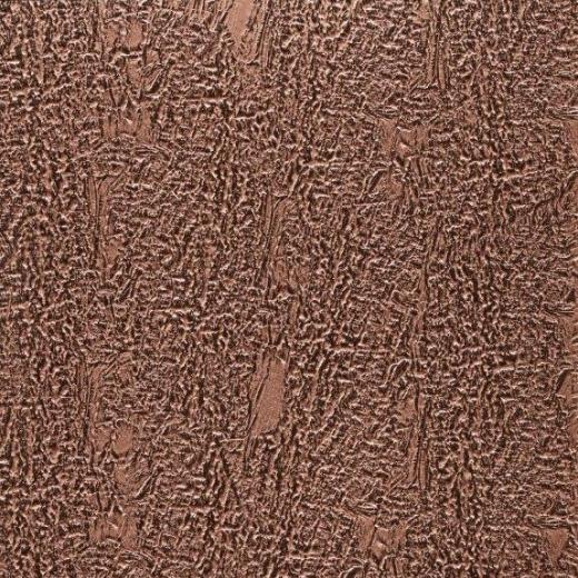 Copper with various struktures hand-burnished