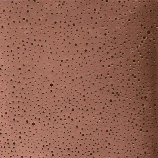 Copper with various struktures hand-burnished