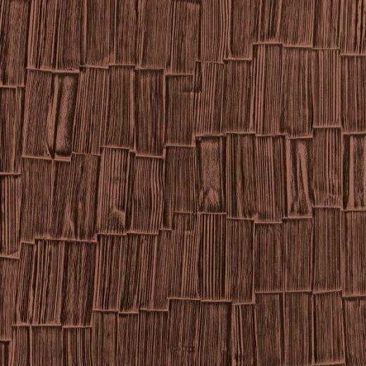 Copper with various struktures hand-burnished